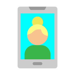 Selfie Vector Flat Icon Design