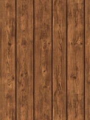 Naklejka premium Vertical Wood Grain Texture, Brown Paneling Background, Timber, Plank, Lumber, Rustic, Natural, Wooden, Boards, Wall