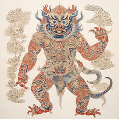 Fototapeta premium thai style art