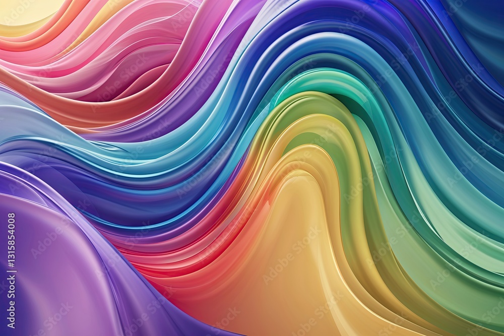 Poster vibrant gradient fluid patterns for dynamic visual design in adventurous marketing campaigns