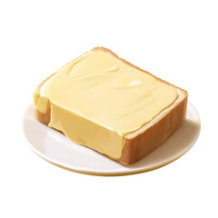 Piece of  butter a slice Transparent PNG,

