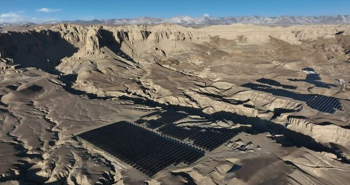 Zanda Tulin National Geological Park in Tibet, China