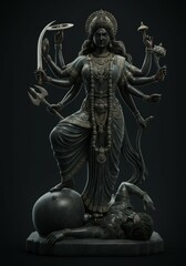 Fototapeta premium Goddess Durga Statue