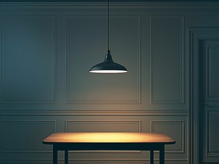 Dark Room Table Lamp