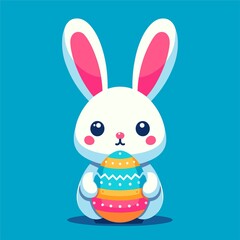 Cute Easter Bunny - Adorable Spring Rabbit for Crafts, Gifts & Decor - Vector, PNG, JPG