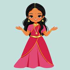 Nepali Girls in Gunyo Cholo – Traditional Coming of Age Attire