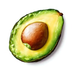 guacamole white background