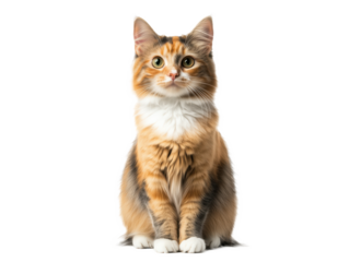 Elegantly Posed Blue Tortie Maine Coon Cat: A Captivating Display of Striking Fur and Poised Demeanor for Cat Lovers