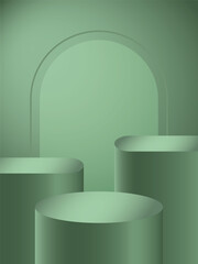 Round Podium Background