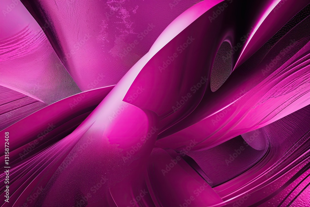 Poster futuristic abstract fuchsia background featuring eye-catching vector symbols and unique textures
