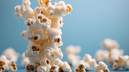 Deliciously Buttered Popcorn in a Bowl Ready for Movie Night Enjoyment