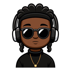 boy listening to music
