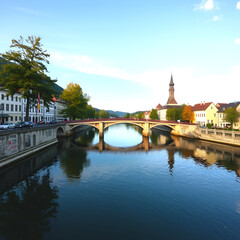 Obraz premium love lock bridge austria carinthia