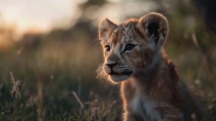 Obraz premium Lion Cub 