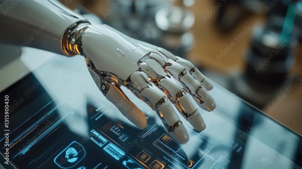 Poster ai-powered assistant independently learning and adapting to new data.