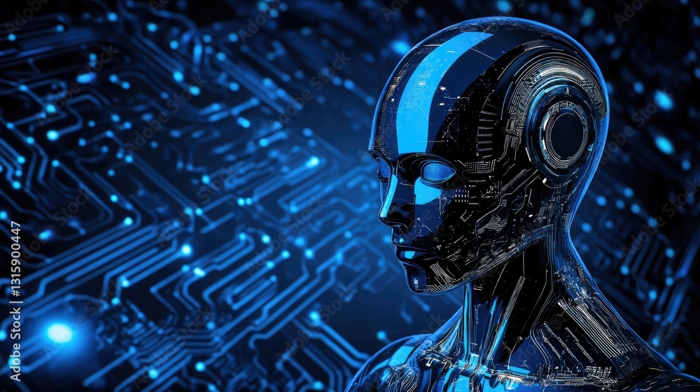 Poster ai-powered assistant independently learning and adapting to new data.