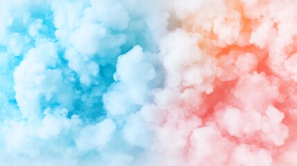 Vibrant colorful smoke explosion an abstract digital art experience in a soft environment