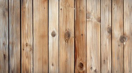 Naklejka premium Vertical wooden planks form a textured and natural background pattern