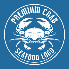 Premium Crab Vector Logo design