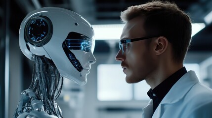 Autonomous AI diagnosing and suggesting medical treatments through deep learning.