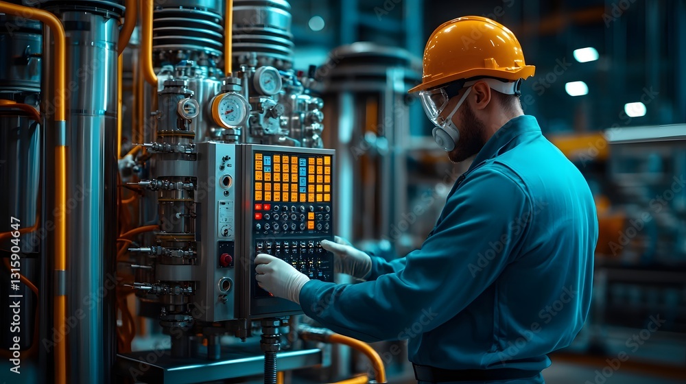 Poster automated system for filtering and neutralizing hazardous chemicals in industrial settings