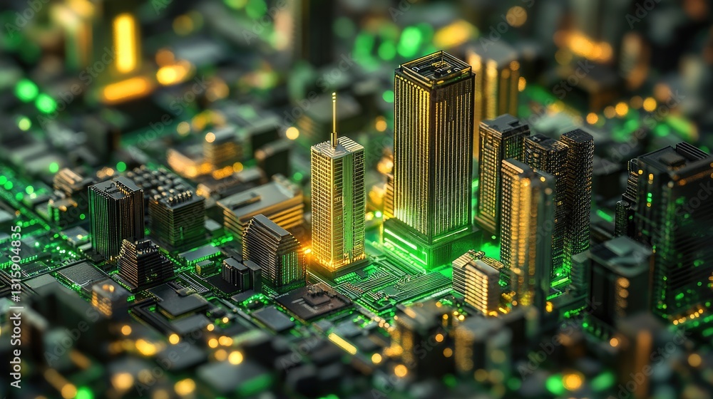 Poster blockchain-powered green computing infrastructure.