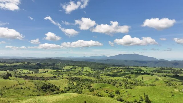Aerial footage of Milla Milla Queensland Australia