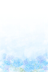 あじさい　梅雨　花　背景