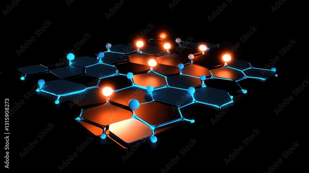 Poster graphene-based processors revolutionizing energy-efficient computing.