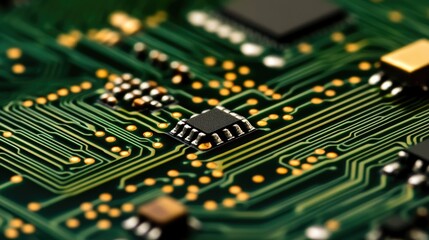 Obraz premium Graphene-based processors revolutionizing energy-efficient computing.