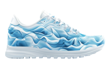  Running Shoe Isolated on Transparent Background