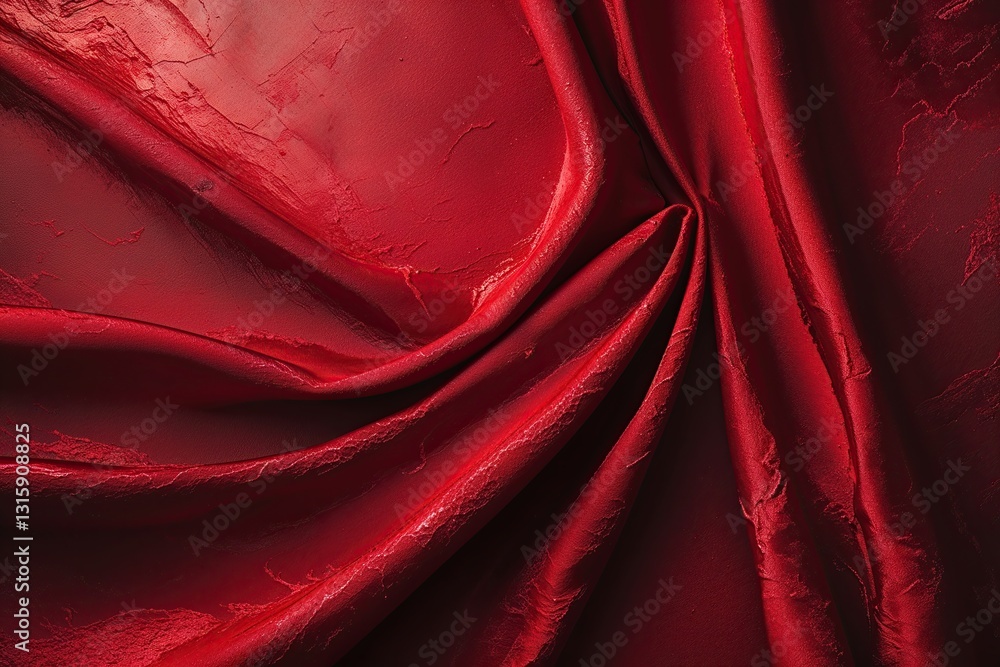 Poster vibrant red gradient background featuring luxurious textures and strong color depth