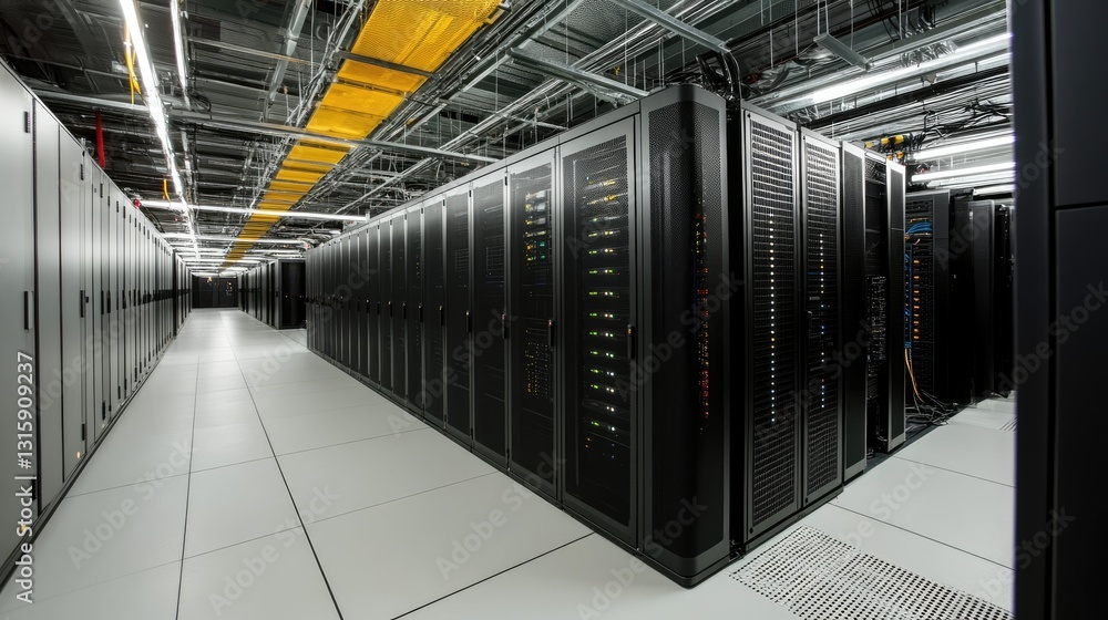 Poster hybrid computing infrastructure integrating cloud and on-premise systems.