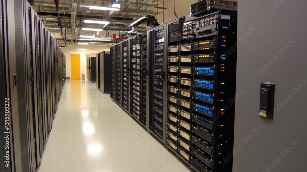 Poster hybrid computing infrastructure integrating cloud and on-premise systems.