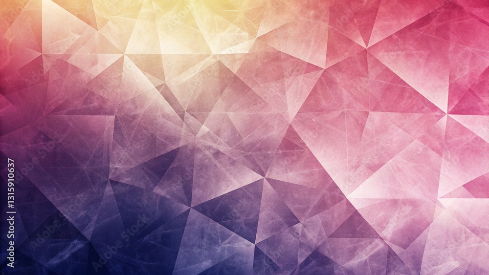 Aufkleber Geometric abstract background with overlapping triangles and polygons in different shades, a sense of depth and dimension. Modern and minimal background with copy space. Polygon pattern design. 