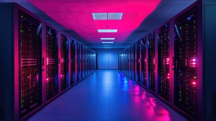 Quantum-hybrid computing setup accelerating complex calculations.