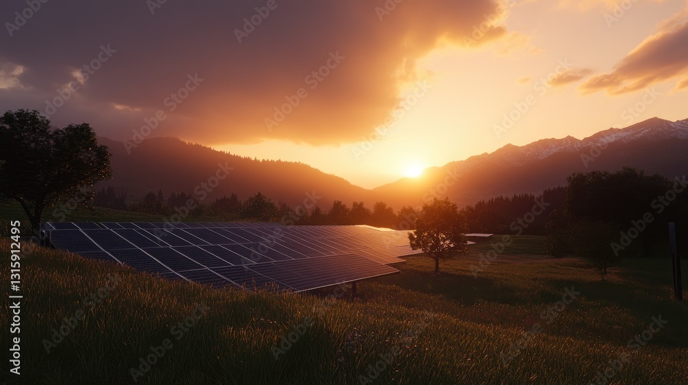 Poster solar-powered edge computing reducing dependence on grids.