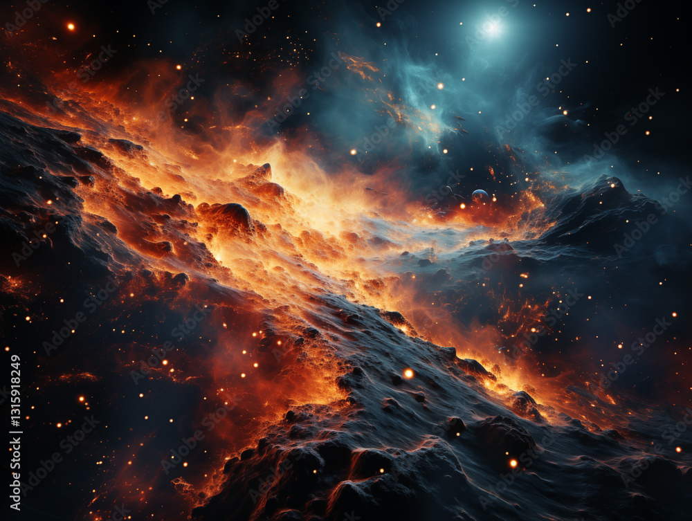Sticker abstract background with space