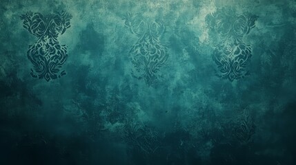 Dark teal background with a smooth gradient and understated patterns, conveying professionalism and calmness 