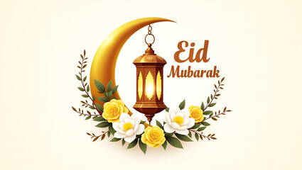 Abstract Eid Mubarak Islamic design background

