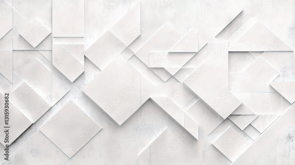 Poster clean white geometric background with textural elements and lines