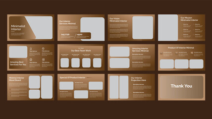 Minimalist Interior Design Presentation Template