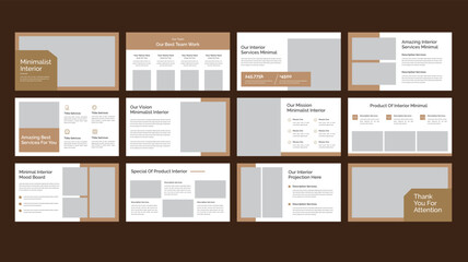 Minimalist Interior Design Presentation Template