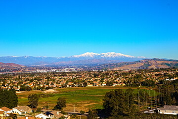 panoramic view of Corona