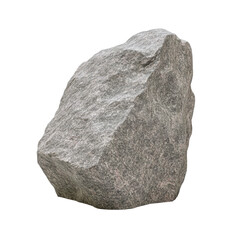 Natural Stone Rock for Outdoor Landscaping Use Isolated on transparent background