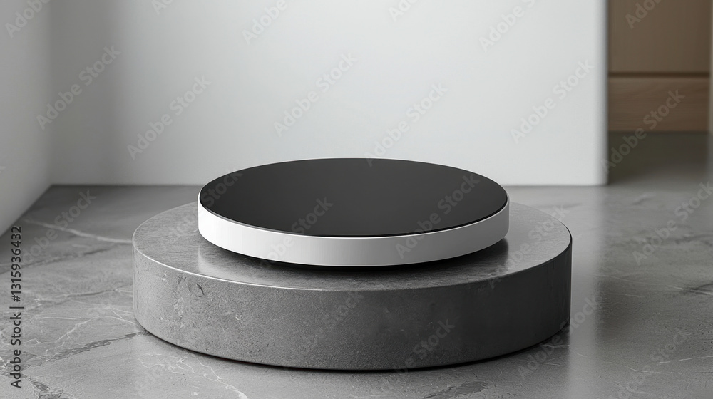 Poster striking black and white object set against a neutral background highlighting performance enhancemen