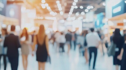 Networking Event with Professionals in Trade Show Environment