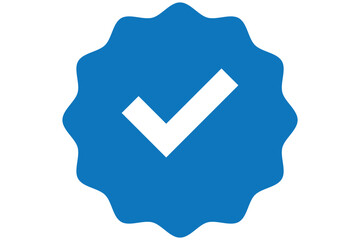 Checkmark icon. Verified checkmark icon set. Vector illustration