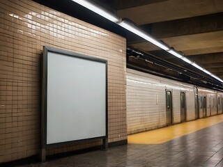 Empty billboard, illustration