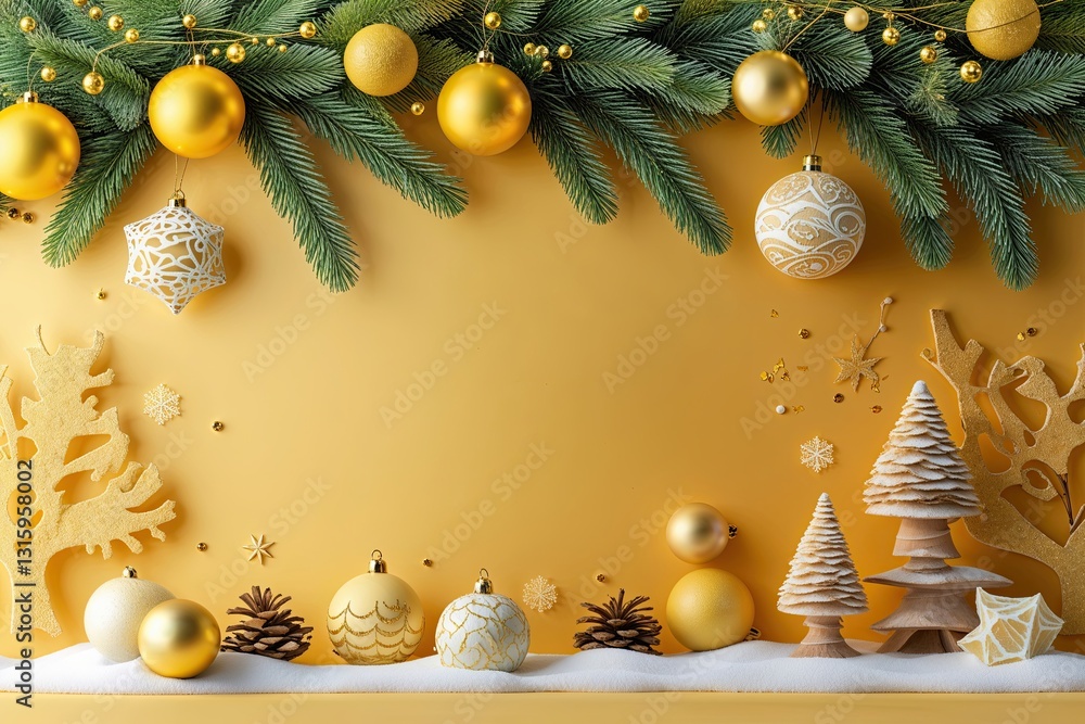 Aufkleber vibrant yellow gradient background for modern design and presentation use